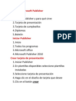 Modulo Microsoft Publisher