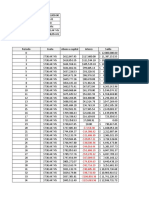 Tablas de Amortización de Deudas Con Excel