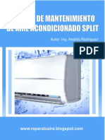 Mantenimiento Aire Tipo Split PDF