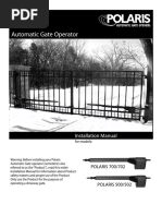 Polaris 500,700 Swing Gate Opener - InstallationManual1 PDF