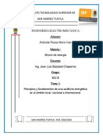 Auditoria Energetica Local, Nacional e Internacional