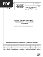 Welding and Heat Treatment Requirements For Equipment and Piping