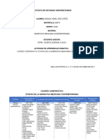 Actividad de Aprendizaje Sumativa - Cuadro Comparativo Literatura Mexicana