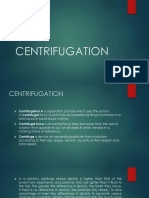 CENTRIFUGATION