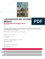 Los Exvotos Del Occidente de Mexico