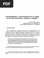 Etnohistoria y Etnolinguistica de La Región de Los Rios Del Putumayo