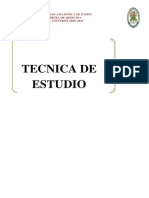 Tecnicas de Estudio 