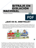 El Arbitraje en La Legislación Nacional