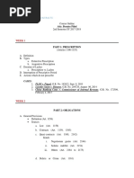 ObliCon Course Outline