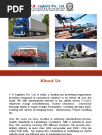 V R Logistics Company Profile