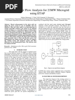 Optimal Power Flow Analysis For 23MW Microgrid Using ETAP