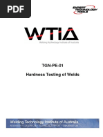 TGN PE 01 Hardness Testing of Welds