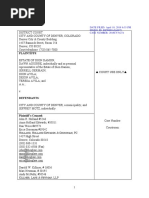 Estate of Dion Damon v. City and County of Denver and Jeffrey Motz