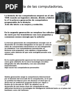 Historia de Las Computadoras