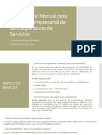 Resumen Del Manual para La Gestión Empresarial de Las Cooperativas de Servicios