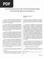 Declaraciones de Voluntad Impropias