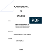 Plan General de Calidad Sego Los Negocios