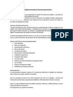 Neralidades Del Sistema Financiero Guatemalteco