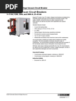 Type VR Medium Voltage Vacuum Circuit Breaker