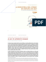 Informe Tebeosfera. La Industria de La Historieta en España en 2017