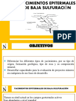 Yacimientos Epitermales de Baja Sulfuración