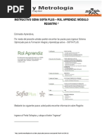 Instructivo Sena Sofía Plus - Registro (Actualizar Datos)