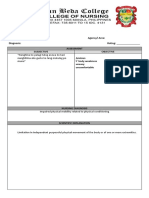 Name of Patient: Agency/ Area: Diagnosis: Rating: - Assessment Subjective Objective Anxious C Body Weakness Uneasy Uncomfortable