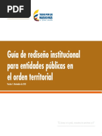 Gua Rediseño Institucional Entidades Publicas Orden Territorial