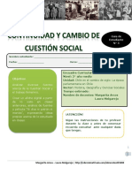 Continuidad y Cambio Cuestion Social