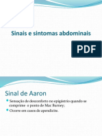 Sinais e Sintomas Abdominais