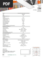 Ficha LED Pan Slim 72W