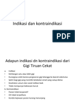 Indikasi Dan Kontraindikasi