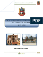 PDC Palcamayo 2009-2018