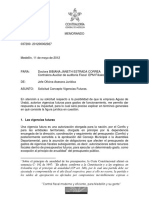 Concepto Sobre Vigencias Futuras PDF