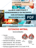 Anestesiologia Estenosis e Insuficiencia Mitral