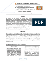 Informe Saponificacion. (Jabon) TERMINADO