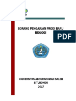 S1 Biologi Borang