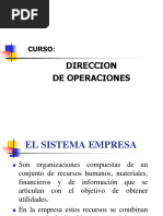 Direccion de Operaciones