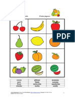 Autodictados Frutas