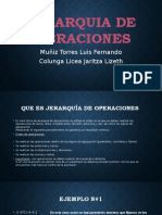 Jerarquia de Operaciones 2