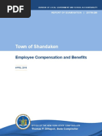 Town of Shandaken Employee Compensation and Benefits 