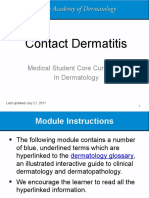 Contact Dermatitis Module