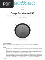 Instrucciones Conga Excellence 990