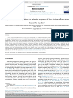 Experimental Investigations On Seismic Response of Riser in Touchdown Zone