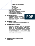 Informe Psicologico N