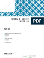 Tutorial 8 - Comp352 WINTER 2018