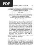 Non-Linear Isotherm Models, Cadmium Kinetics, and Biosorption Thermodynamics of Dried Biomass of Native Aphanothece Sp. in A Batch System