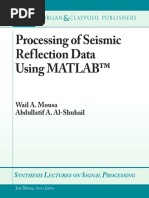 Reflection Processing Using Matlab PDF