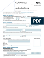 International Application Form Monash University PDF