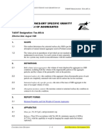 Saturated Surface-Dry Specific Gravity and Absorption of Aggregates